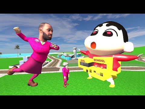 Franklin Become Miss T To Fight With Evil Shinchan School in Indian Bikes Driving 3D: thumbnail