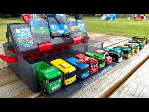 Tayo the Little Bus ☆ 2 types of storage cases and the sea and park thumbnail