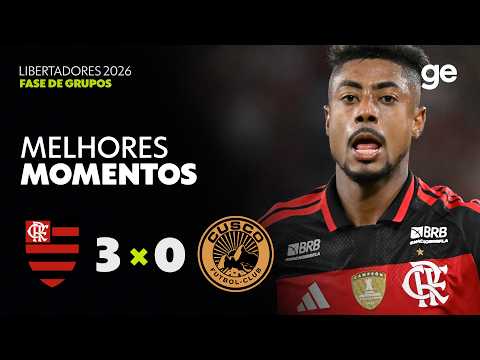 FLAMENGO 3 X 0 CUSCO | MELHORES MOMENTOS | CONMEBOL LIBERTADORES 2026 | ge.globo thumbnail