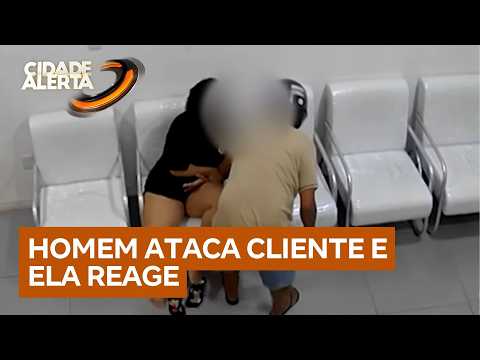 Homem armado invade lavanderia, exige celular e ataca cliente que reagiu ao assalto thumbnail