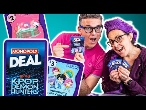 KPOP DEMON HUNTERS MONOPOLY DEAL: Come Si Gioca thumbnail