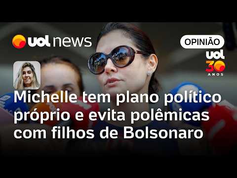 Michelle Bolsonaro tem plano político próprio e evita polêmicas com filhos de Jair | Letícia Casado thumbnail
