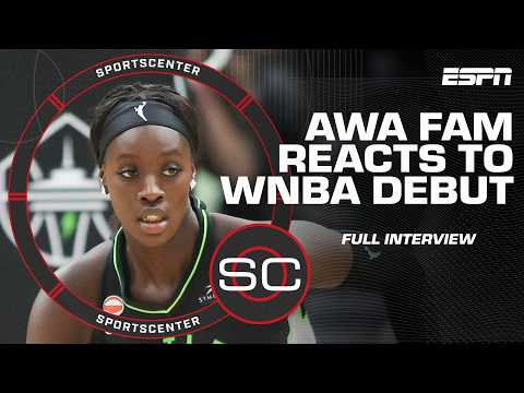 Awa Fam on her transition from Spain to the WNBA & A'ja Wilson being her role model | SportsCenter thumbnail