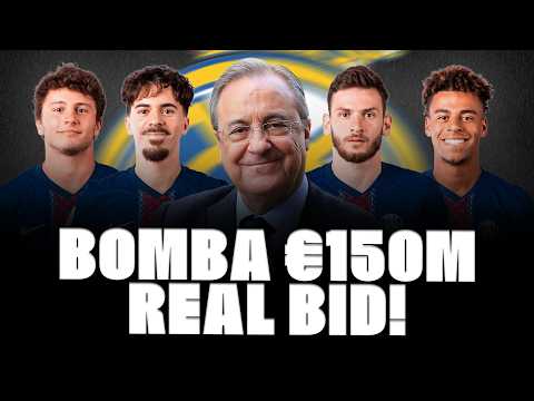 🚨💣💣 €150M MADRID BOMBA! BID IS COMING FOR MISTER X! WHO IS? JOÃO NEVES, VITINHA AND MORE… thumbnail