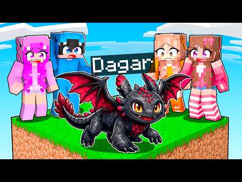 Me Hice pasar por BEBÉ DRAGÓN en UN CHUNK en Minecraft! thumbnail