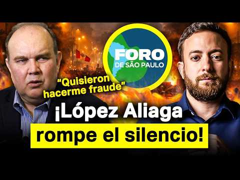 🚨 Lopez ALIAGA acusa al FORO de SAO PAULO de intentar FRAUDE en PERÚ thumbnail