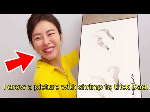  I drew a picture with shrimp to trick Dad! thumbnail