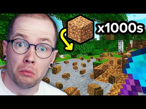 I Mined THOUSANDS Of Blocks For This.. (Minecraft Part 17) thumbnail