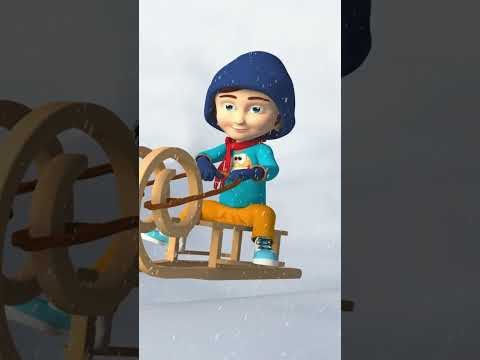 The Flying Sled 🛷 Christmas Carol for Kids 🌲 | Hey kids thumbnail