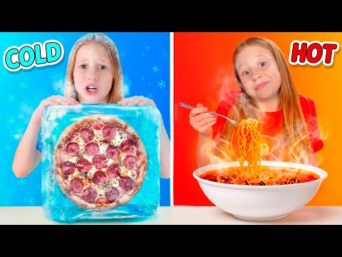 Nastya and the friendly competition Cold VS Hot thumbnail