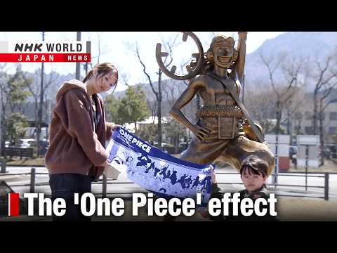 'One Piece' statues give Kumamoto post-quake boostーNHK WORLD-JAPAN NEWS thumbnail
