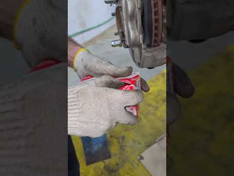 Toyota land cruiser Prado front brake noise fixed #automotive #carpart #garage #mechanic #trick thumbnail