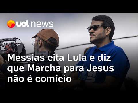 Jorge Messias diz que Marcha para Jesus não é comício e afirma esperar resposta de Deus sobre STF thumbnail