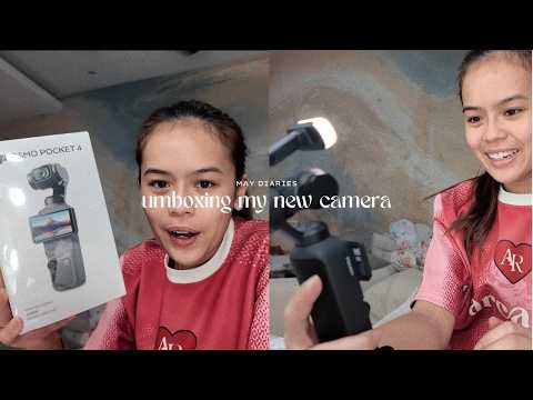 unboxing and testing out my new DJI osmo pocket 4!!! | may diaries thumbnail
