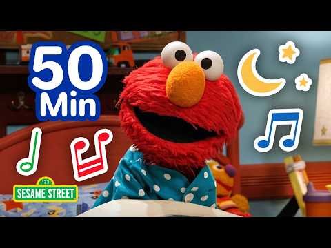 Elmo Songs for Bedtime!😴🛏️ | 50 Mins | Sesame Street thumbnail