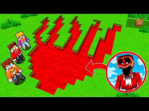 ZNALEŹLIŚMY WIELKI STRASZNY ŚLAD w Minecraft! thumbnail