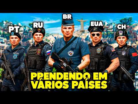 Prendendo BANDIDOS em VARIOS PAÍSES no GTA 5 RP!! thumbnail