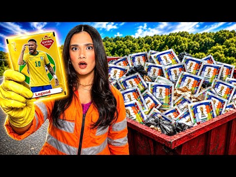 ENCONTREI FIGURINHAS ULTRA RARAS DA COPA DO MUNDO NO LIXO!  thumbnail