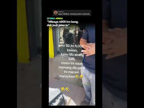 Tak Puas Hati Motornya Mileage 4 ribu KM Tak Boleh Claim Warranty thumbnail