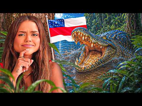 FOMOS A CAÇA DE JACARES NA NOITE DA FLORESTA AMAZÔNICA thumbnail