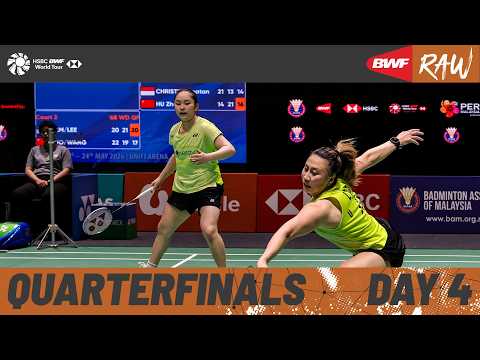 PERODUA Malaysia Masters 2026 | Day 4 | Court 2 | Quarterfinals | Session 1 thumbnail