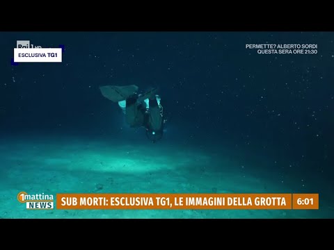 Maldive, le immagini esclusive del Tg1 della grotta fatale ai sub - 1Mattina News 28/05/2026 thumbnail