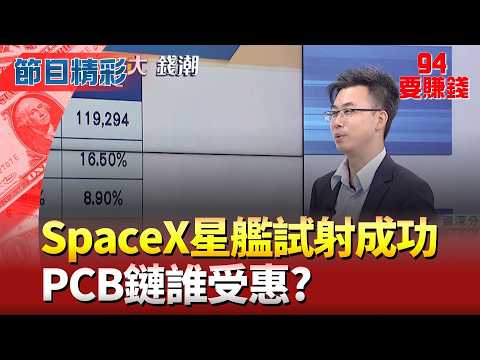 SpaceX點火低軌衛星誰強?台鏈升空機會?低軌衛星PCB概念股! 華通.欣興.金居..台鏈誰最受惠?｜94要賺錢 thumbnail