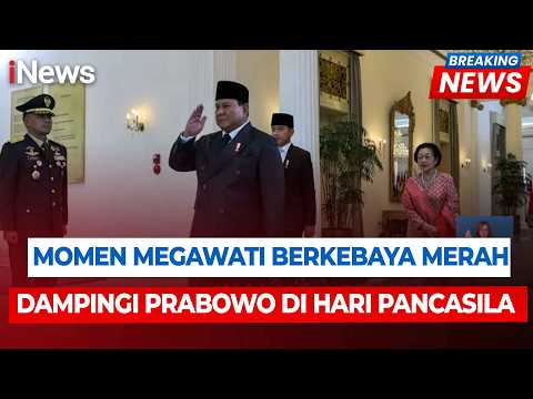 Momen Megawati Berkebaya Merah Dampingi Prabowo di Hari Pancasila | BREAKING NEWS thumbnail