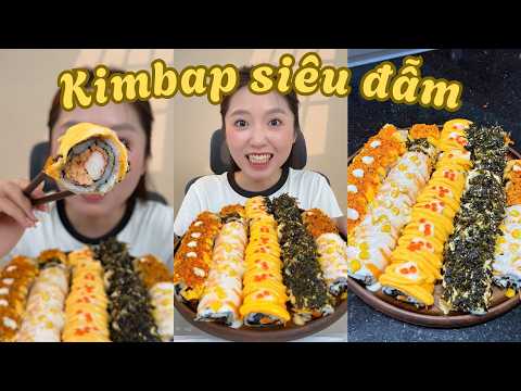 Mukbang kimbap biến tấu đủ vị siêu đẫm| Pít Ham Ăn thumbnail