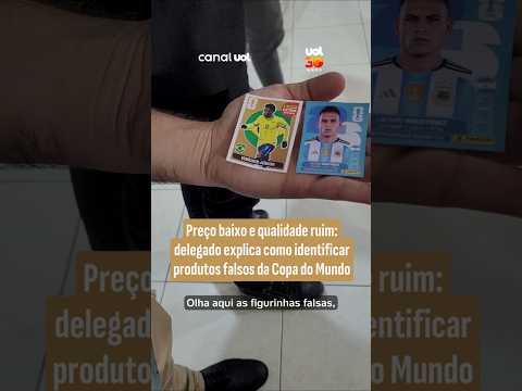 Preço baixo e qualidade ruim: delegado explica como identificar produtos falsos da Copa do Mundo thumbnail