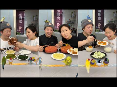 餐桌趣事🦜🐧🐥😘🥰美食美味 thumbnail