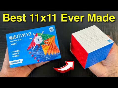 The WORLD'S FIRST Ball-Core 11x11! ? MoYu MeiLong 11M V2 thumbnail