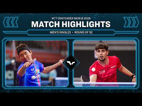 Kim Minhyeok vs Eduard Ionescu | MS R32 | #WTTSkopje 2026 thumbnail