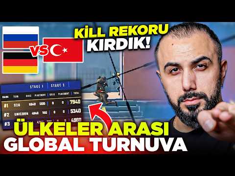 ÜLKELER ARASI YAYINCI TURNUVASI! İLK AŞAMADA REKOR PUANLA 1. OLDUK !! | PUBG Mobile thumbnail