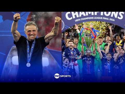 FULL TROPHY CELEBRATION! PSG Make History and win back to back Champions Leagues 🏆 🔥 thumbnail