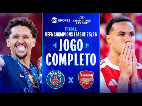 PSG 1(4) X (3)1 ARSENAL | JOGO COMPLETO | FINAL | CHAMPIONS LEAGUE 2025/26 thumbnail