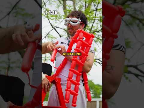 Can he make a LADDER out of BALLOONS? 🪜🎈 thumbnail
