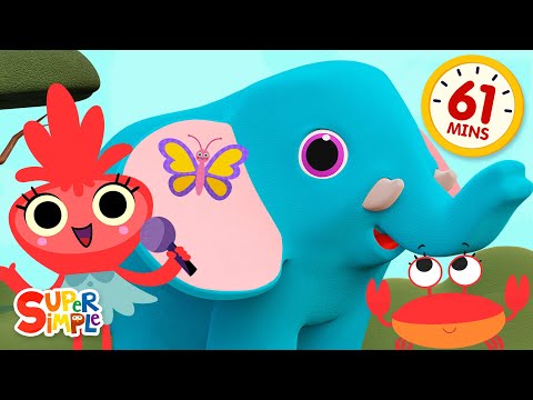 Baby Elephant + More | 1 Hour of Jumbo Kids Songs | Super Simple Songs thumbnail
