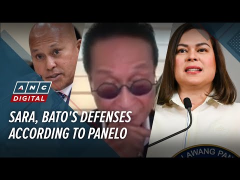 If he were their lawyer: Panelo lays out defense for VP Sara, Bato in impeach, ICC cases | ANC thumbnail