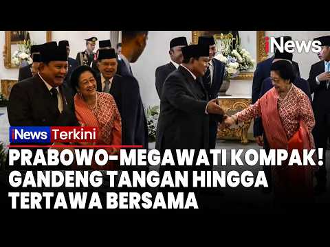 Prabowo dan Megawati Tampil Akrab, Gandengan Tangan hingga Tertawa Bersama | iNews Terkini thumbnail