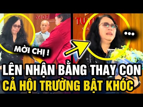 Nữ sinh GẶP NẠN MẤT trước lễ tốt nghiệp, mẹ thay con LÊN NHẬN BẰNG gây xúc động| Tin 3 Phút thumbnail
