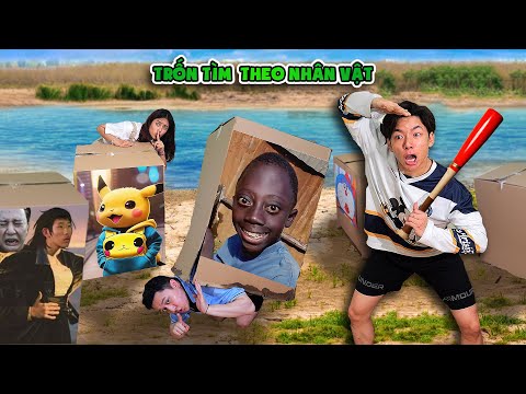 Thử Thách Trốn Tìm Trong Thùng Carton Theo Hình Nhân Vật TENGE - DORAEMON - LUFFY thumbnail