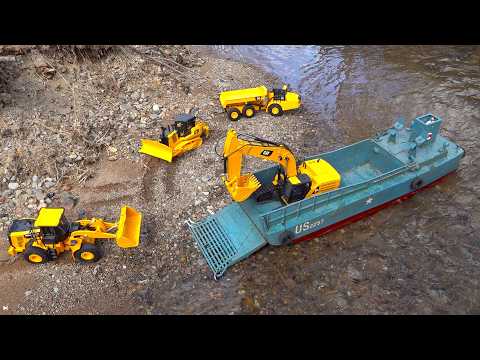 Risky: 1944 Normandy LCM3 Barge Transporting Heavy Equipment | RC ADVENTURES thumbnail