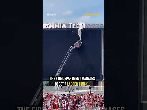 Skydiver Crashes Into Scoreboard ? thumbnail