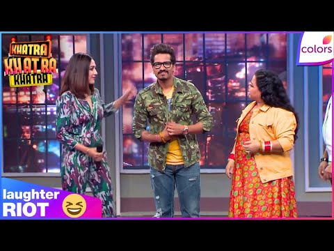 Khatra Khatra Khatra | Harsh Requests Bharti Not To Insult Him Before Guests | Colors TV thumbnail