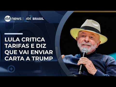 Lula critica novas tarifas dos EUA e promete enviar carta a Donald Trump | #SBTBrasil thumbnail