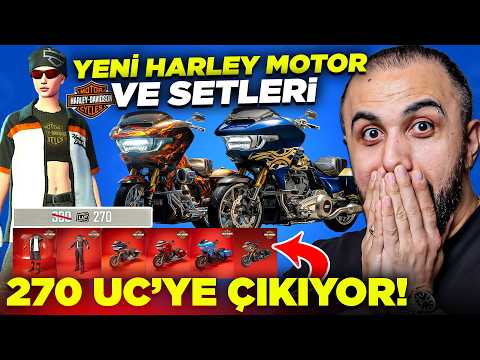 OYUNUN EN İYİ MOTORU GELDİ 😱 YENİ HARLEY DAVIDSON SETLERİ VE MOTORLARI! (270 UC) PUBG Mobile thumbnail