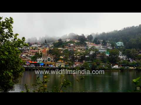 Misty Nainital hills and Naini Lake boat rides in Uttarakhand thumbnail