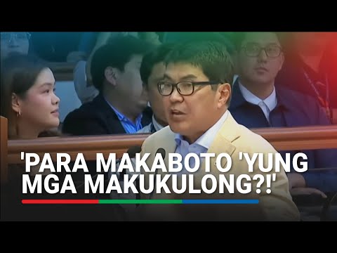 ICYMI: Tulfo uminit ang ulo, nagtataka bakit daw minamadali ang mosyon ni Marcoleta | ABS-CBN News thumbnail