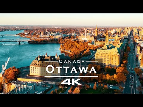 Ottawa, Canada 🇨🇦 | Stunning 4K Drone Footage of Nature, River & Cityscapes thumbnail